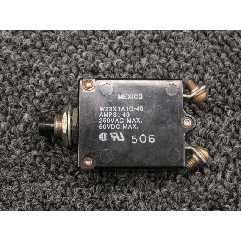 W23X1A1G-40 Beech 95-B55 Potter & Brumfield Toggle Switch (28V, 40A)