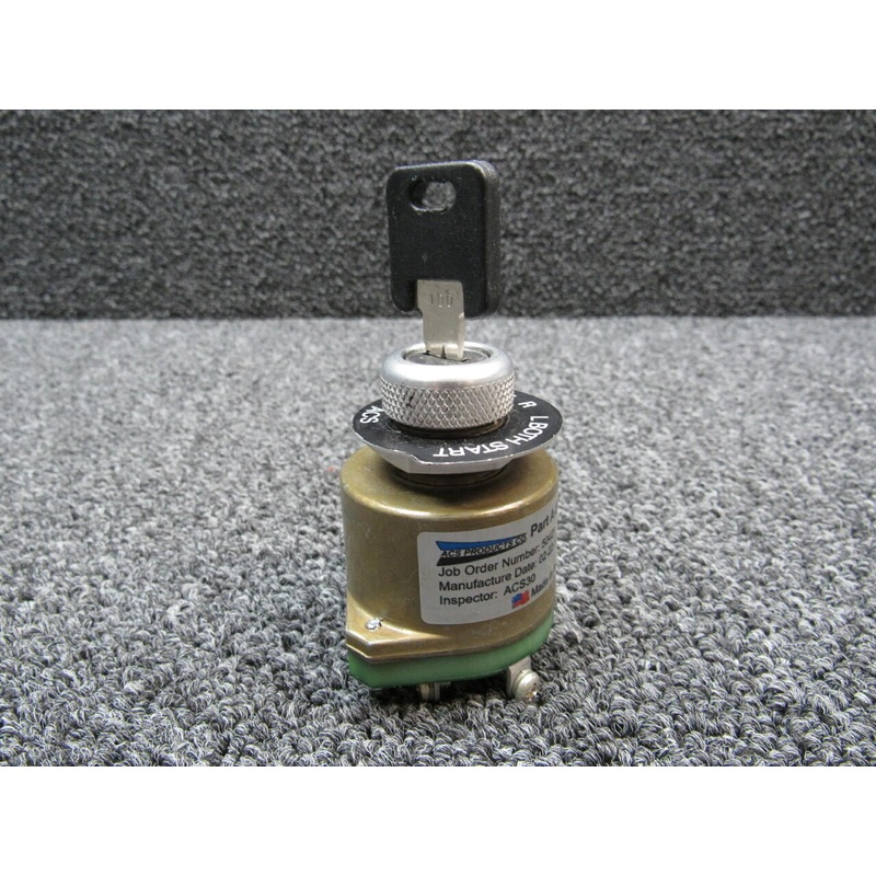 A-510-2 Cirrus SR22T ACS Ignition Switch Assembly W/ Key (Volts: 28) (Hours: 695.5)
