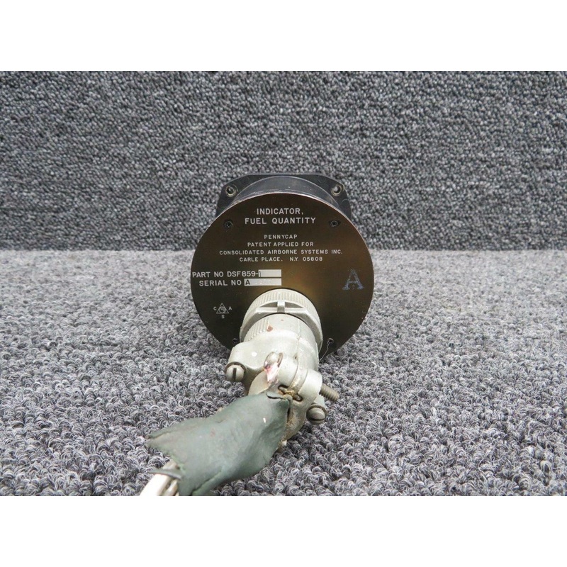 DSF859-1 Consolidated Airborne Fuel Quantity Indicator (Volts: 28)