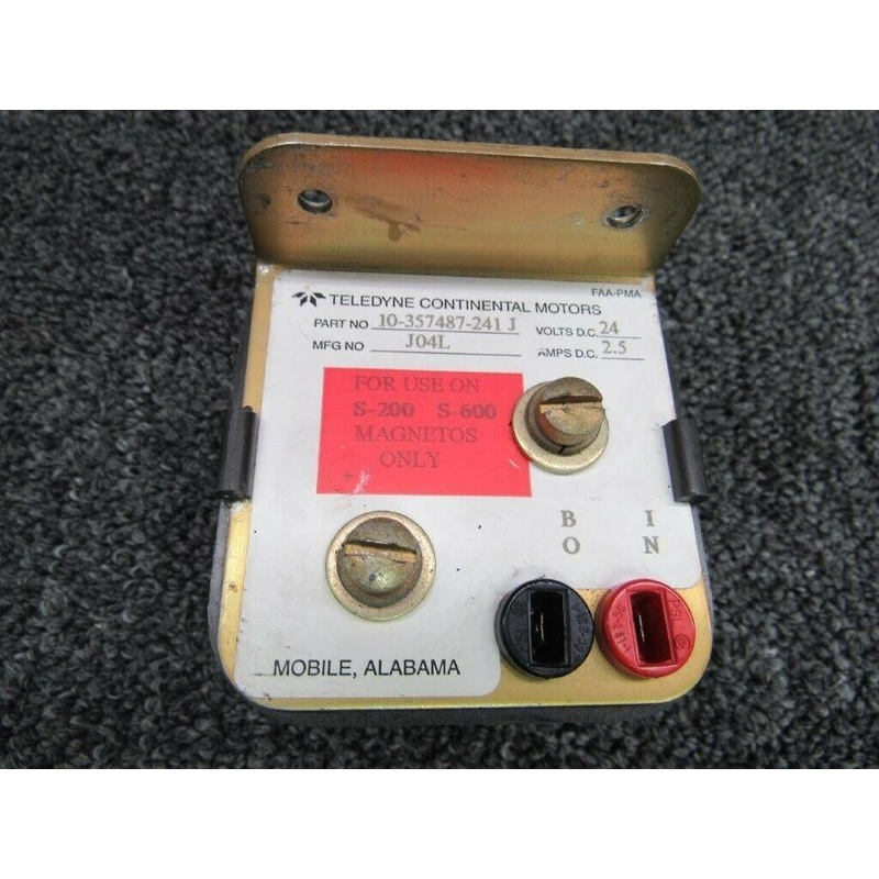 10-357487-241 J Cessna 310R Teledyne Starter Vibrator (Volts: 24) (Amps: 2.5)
