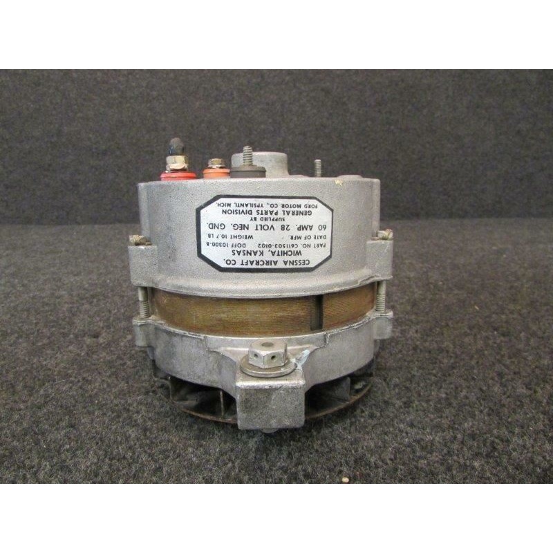 C611503-0102  (Use: 9910591-7) Lycoming O-540 General Parts Alternator (28V)