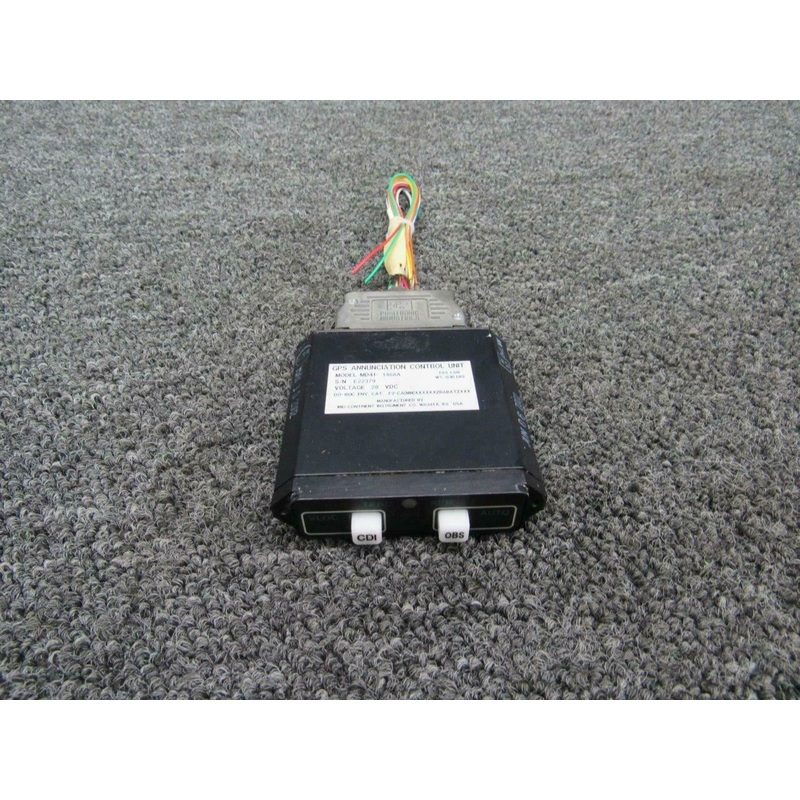 MD41-1468A Beech A36 Mid-Continent GPS Annunciation Control Unit (Volts: 28)