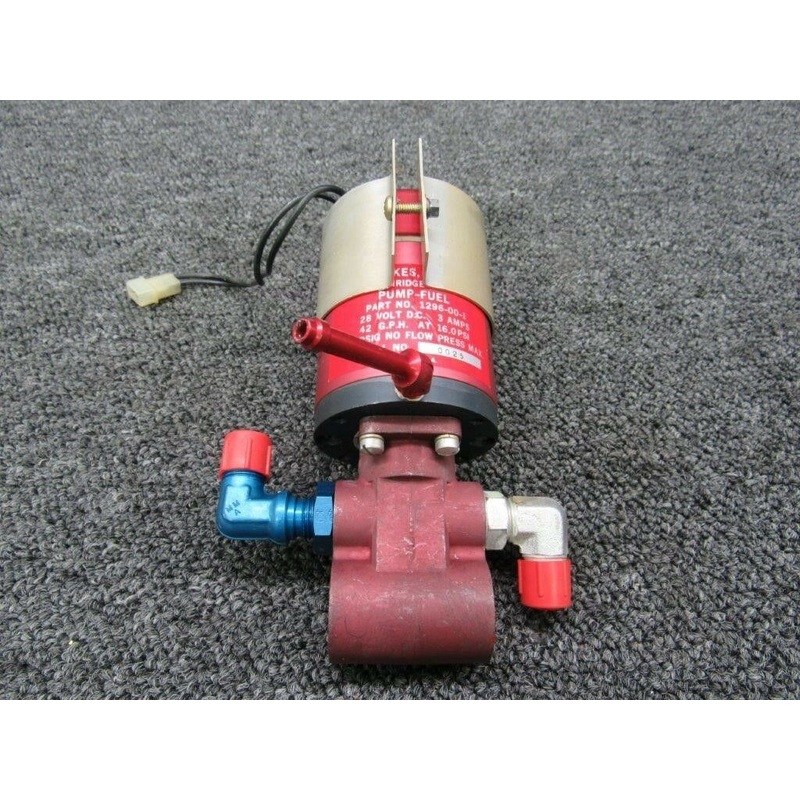 1296-00-1 / 35-921255 Beech V35B Dukes Fuel Pump W/ Mount (Volts: 28)