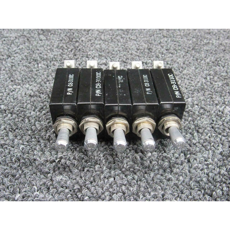 CB-3110C & CB-3105C Wood Electric Toggle Switch Breakers Set of 8 (Volts: 28)