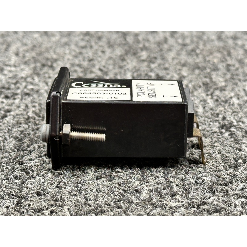C664503-0103 Quartz Hour Meter Indicator (Hours: 2,181.2)