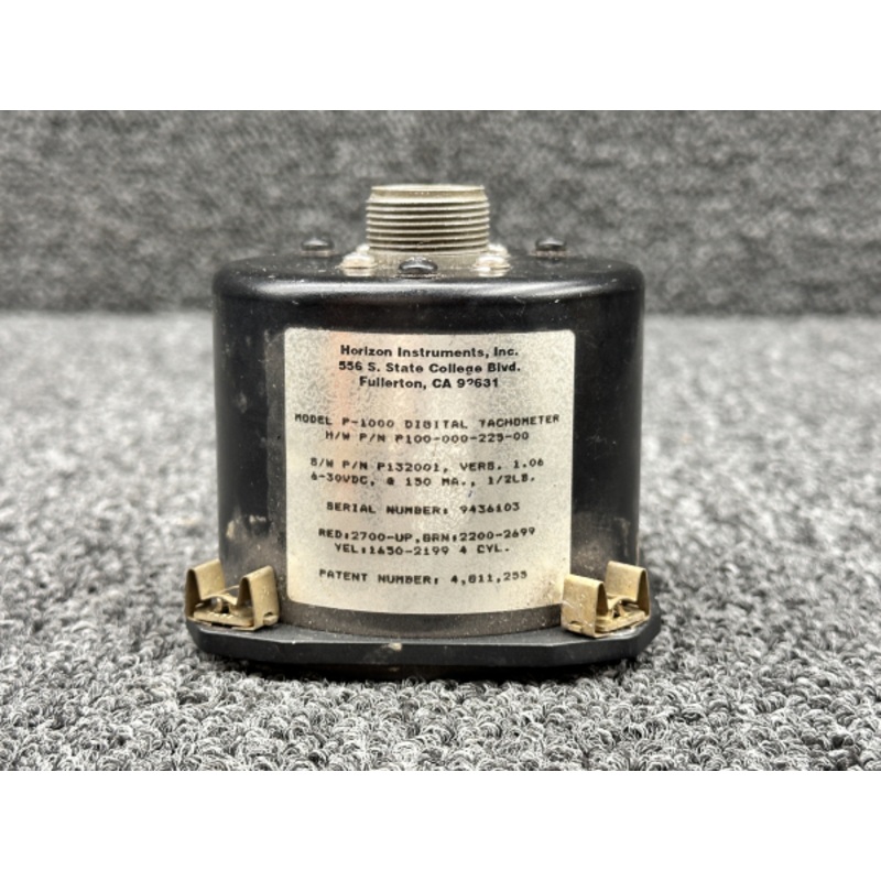 P-1000 Horizon Instruments Electronics Tachometer Indicator (6-30V)