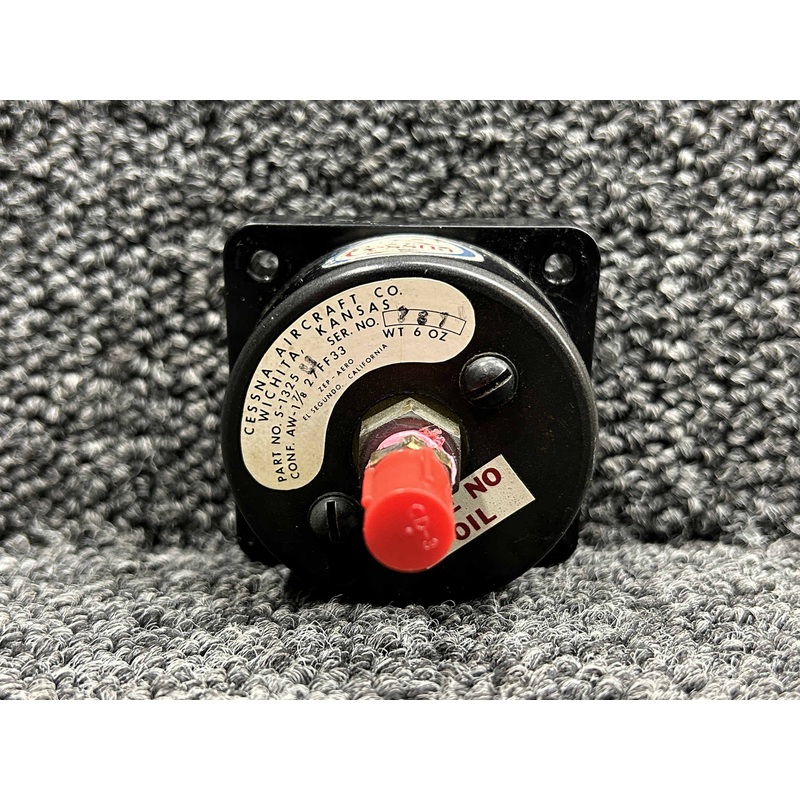 S-1325-L1 (Use: C668522-0101) Zep-Aero Oxygen Bottle Pressure Gauge