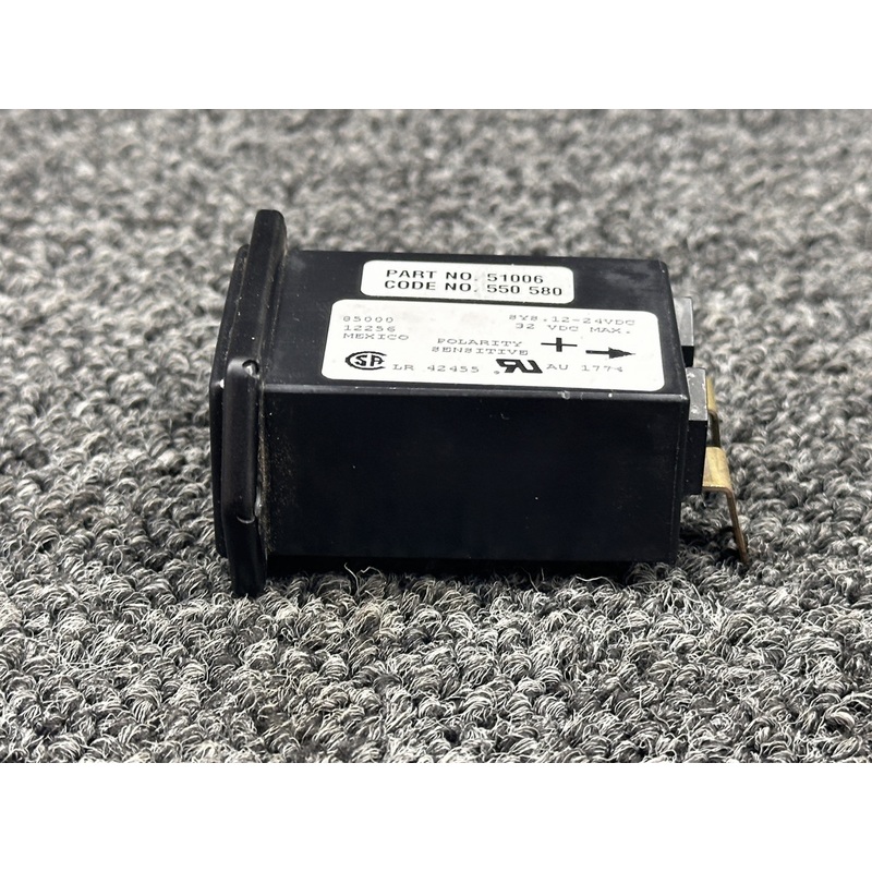 51006 (Alt: 85000) Honeywell Quartz Hour Meter Indicator (12-24V) (Hrs: 1080.7)