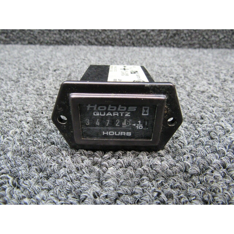 85000 Piper PA28R-201 Hobbs Quartz Hour Meter (Hours: 3,472.6) (Volts: 12-24)