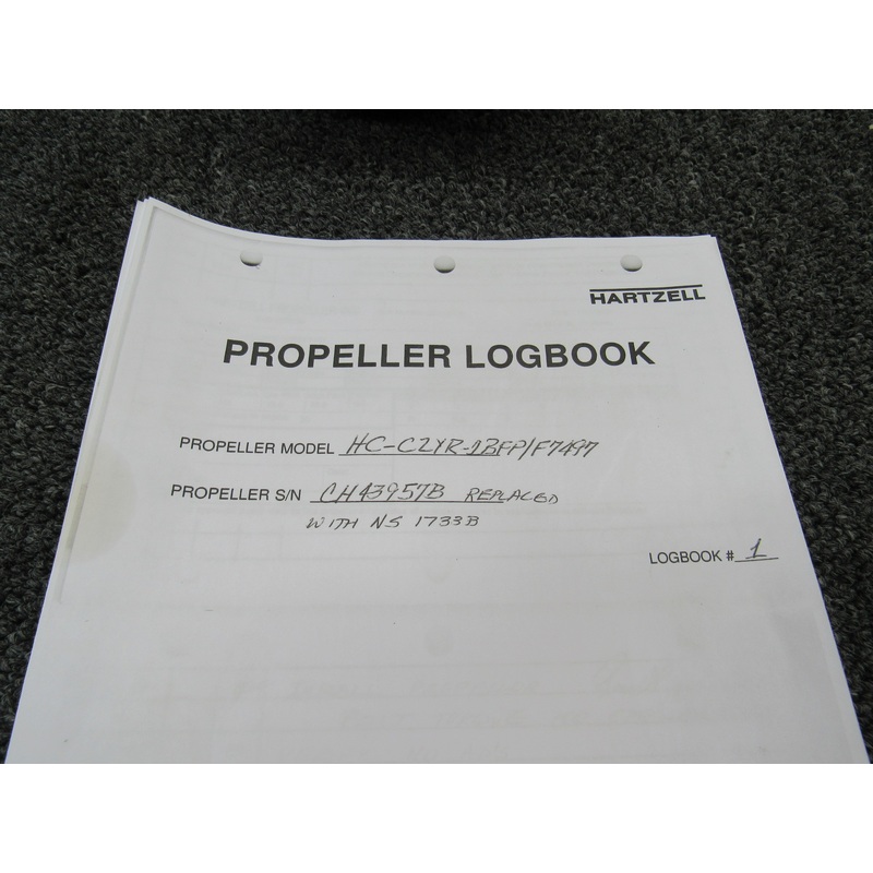 HC-C2YR-1BFP Hartzell 2 Blade Propeller W/ Log Copy (PROP STRUCK) (CORE)