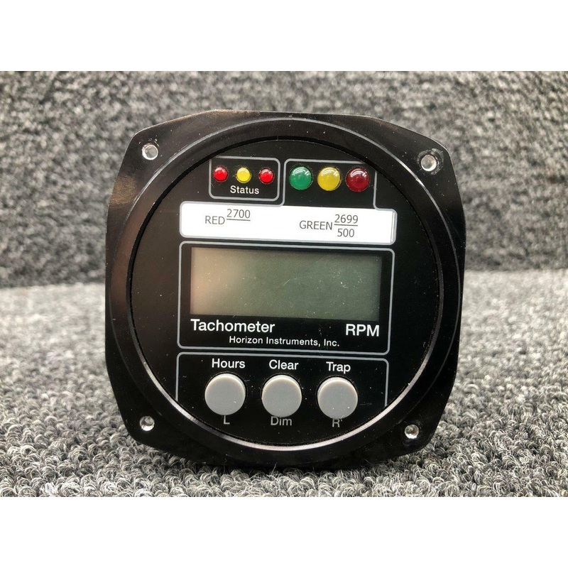 P100-070-408-00  Horizon P-1000 Electronic Digital Tachometer Indicator W/ STC