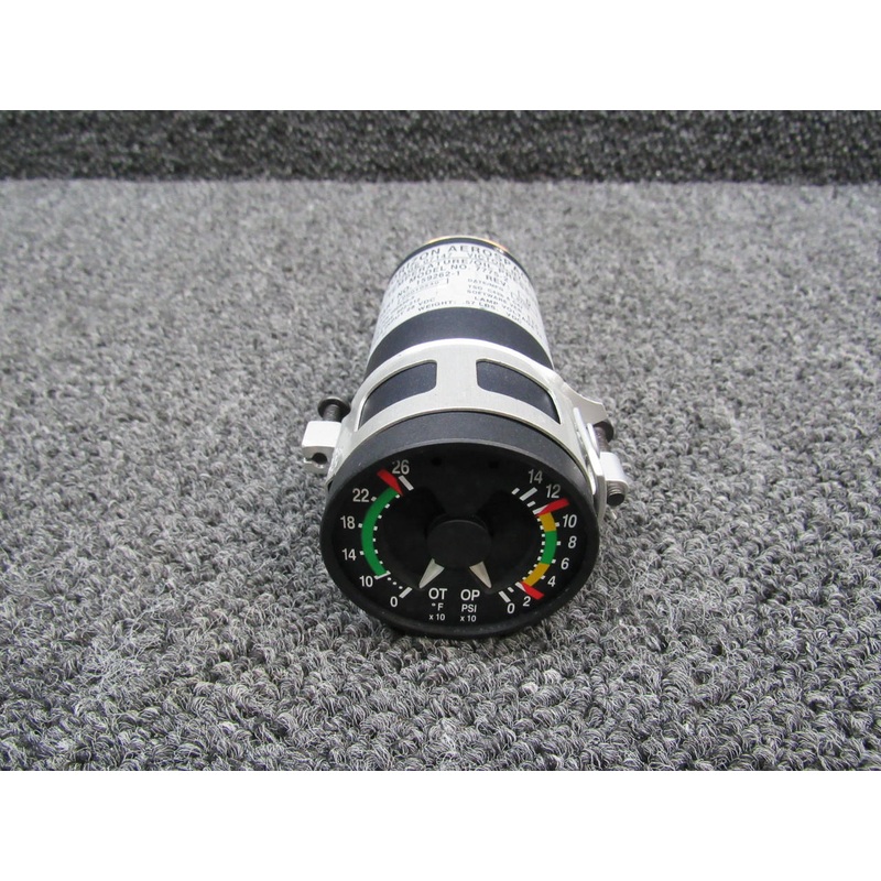 159262-1 Horizon Aerospace 7775-2 Oil Temp. / Oil Pressure Indicator (28V)