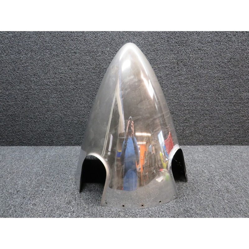 C-3425-P Hartzell 4 Blade Propeller Spinner (Flaking Chrome)