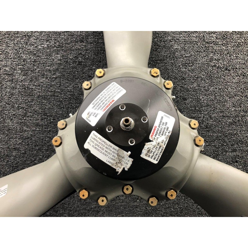 HC-C3YR- 1RF/F7663R Hartzell 3 Blade Propeller W/ Logbooks & STC (Prop Struck)