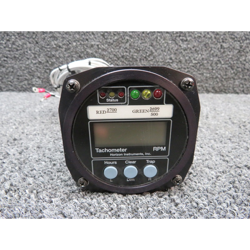P-1000 Horizon Instruments Digital Tachometer Indicator W/ STC #SA5843NM (6-30V)